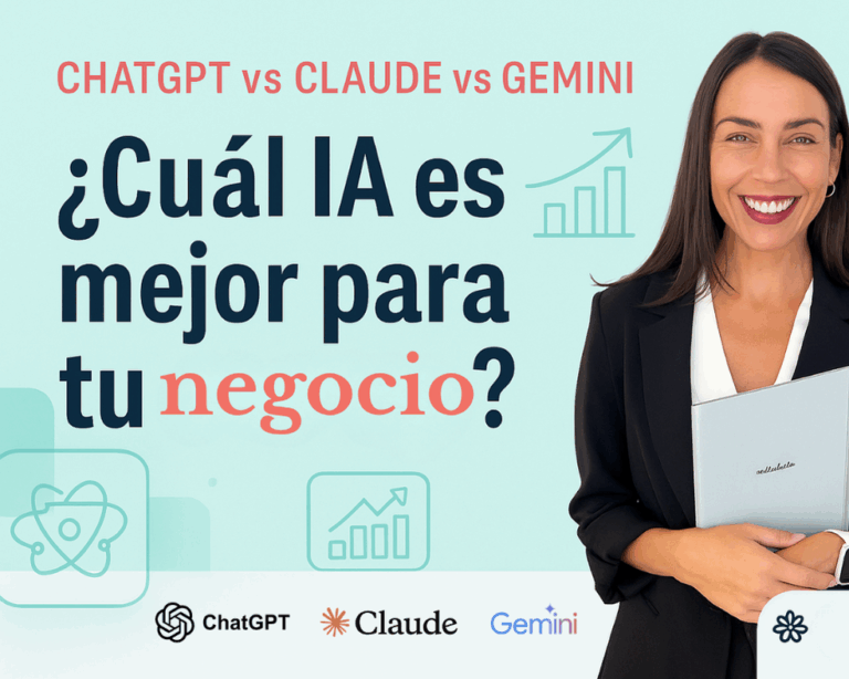 La mejor AI para tu negocio. Elige entre Chat GPT, Claude y Gemini